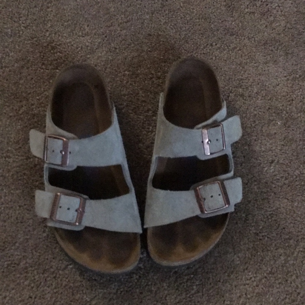 Gray Suede Birkenstock